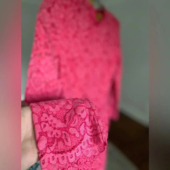 New H&M Floral Lace Dress Mini Coquette Romantic Event Wedding Spring Summer Y2K - Picture 9 of 13